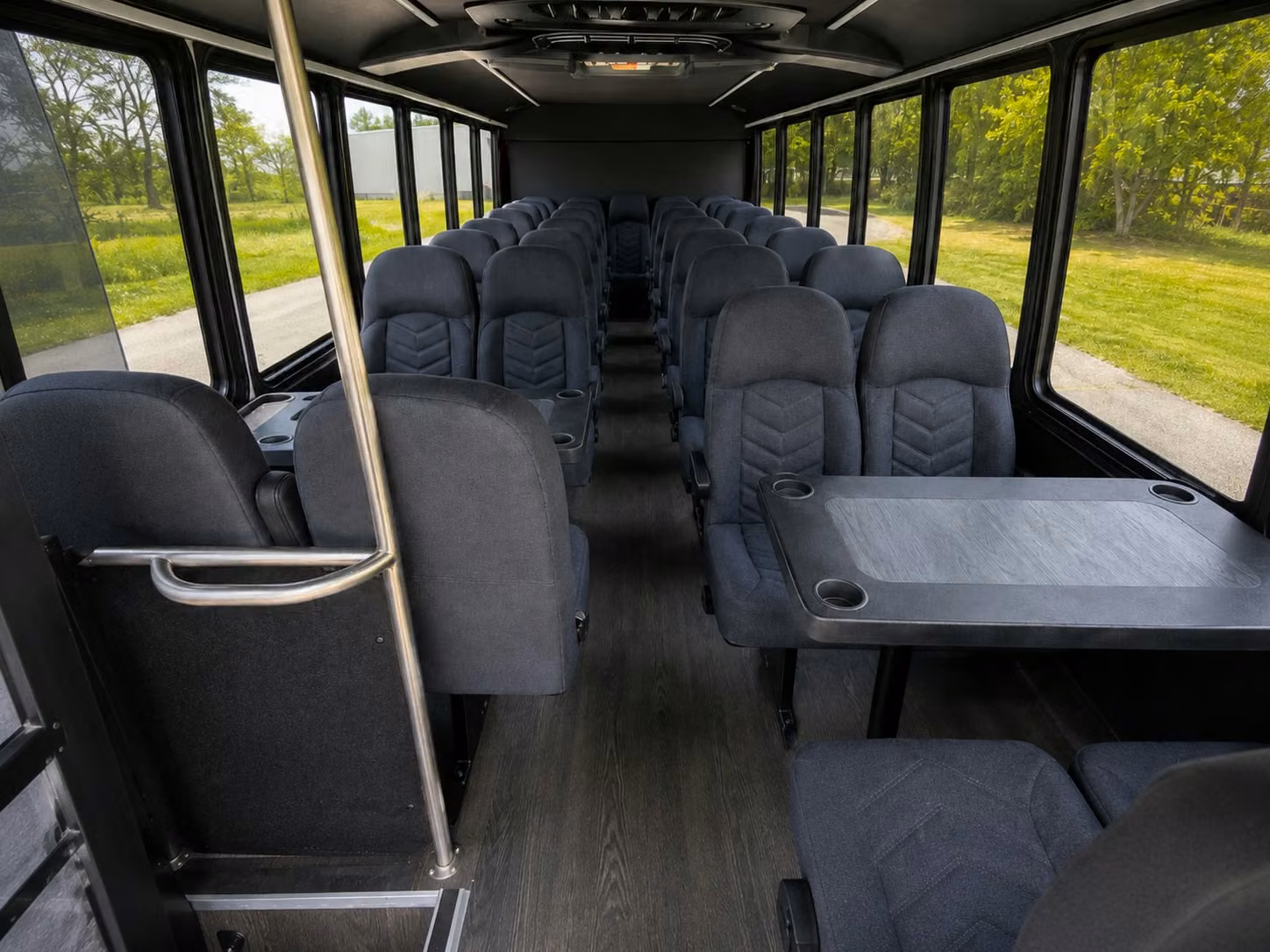 20 passenger minibus interior