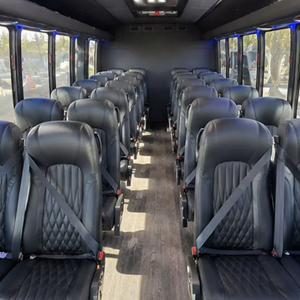 30 passenger minibus inside