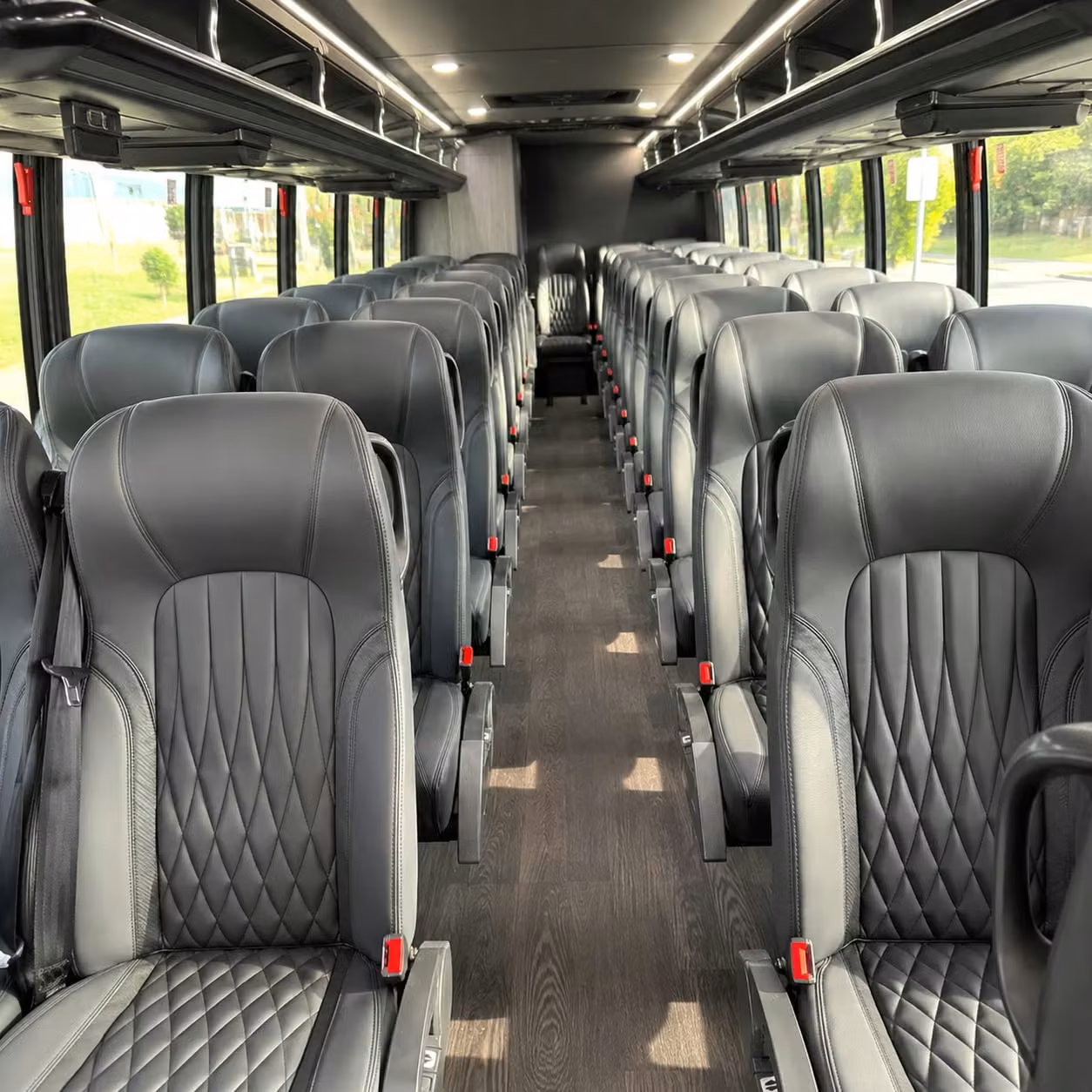 35 passenger minibus inside